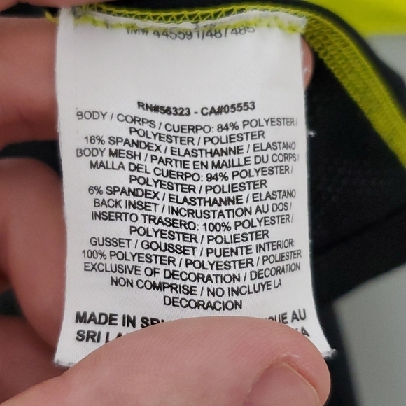 Nike Dri-fit small black and yellow fitted pro combat short sleeve shirt - Picture 6 of 6